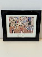 Bild Miro in schwarzem Bilderrahmen (32x25 cm) guter Zustand