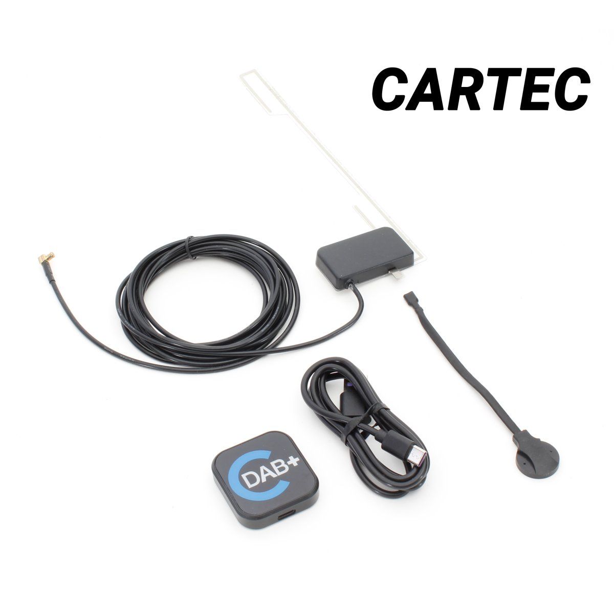 Adattatori: CARTEC DAB+ Receiver inklusive Scheibenantenne – Nuovo e nell'imballaggio originale da Sonnental venduto da Bindi
