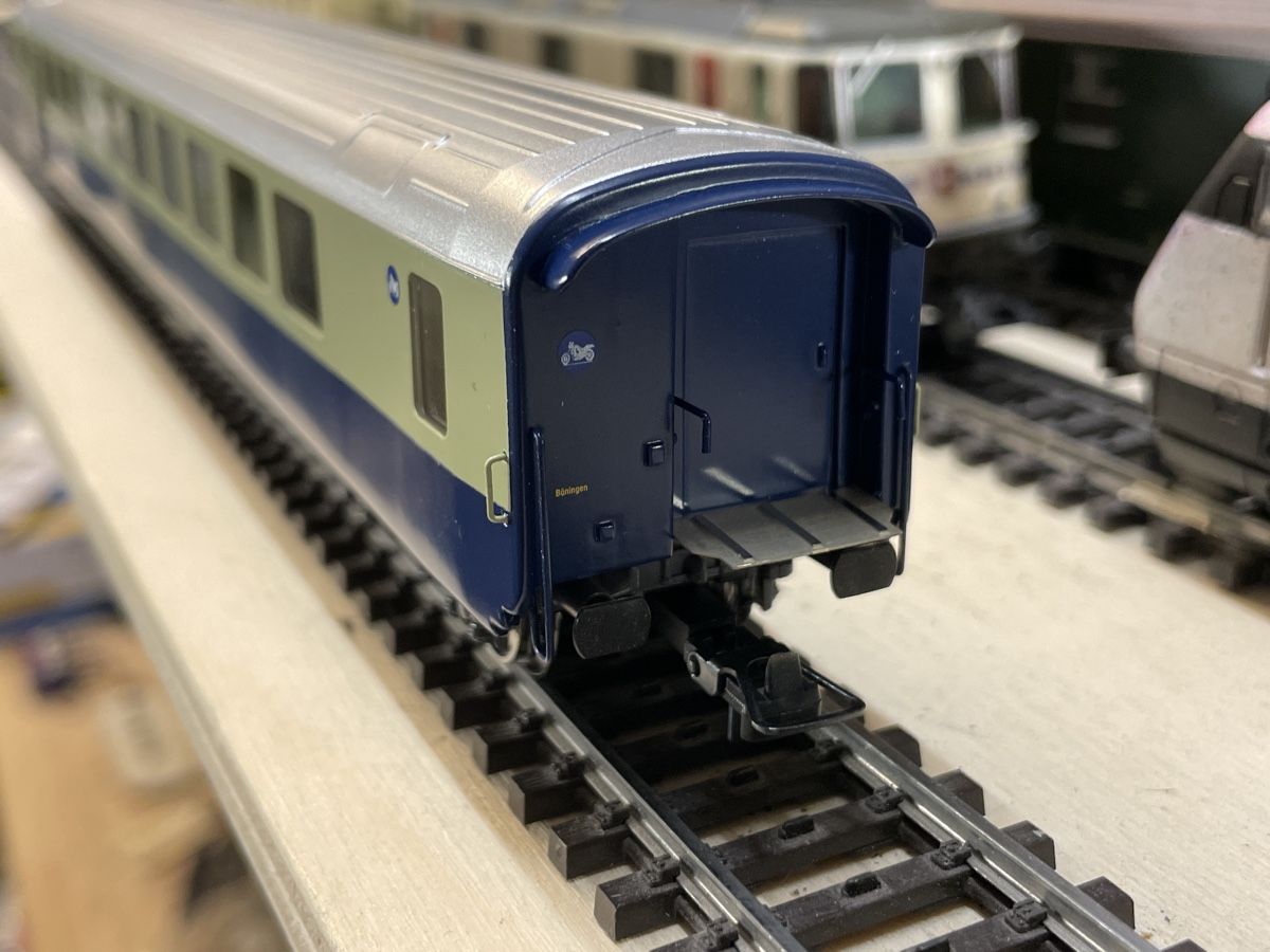 Hag Modellini di ferrovie: Hag BLS Steuerwagen BDt=DC 58001 – Nuovo e nell'imballaggio originale da Gossau SG venduto da Krokodil344 3