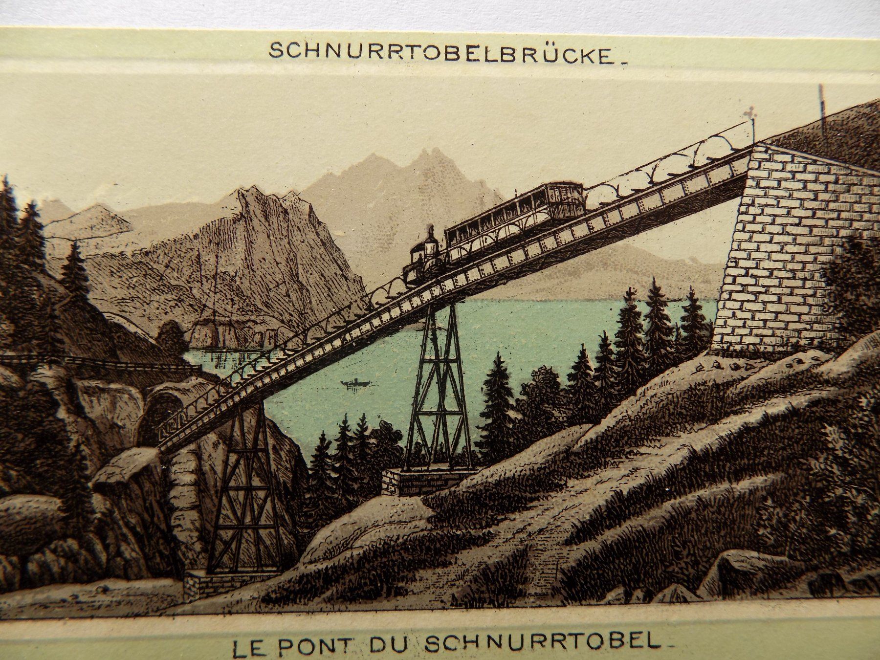 Incisioni: Die Schnurtobelbrücke – Usato da Risch venduto da Antikfee 5