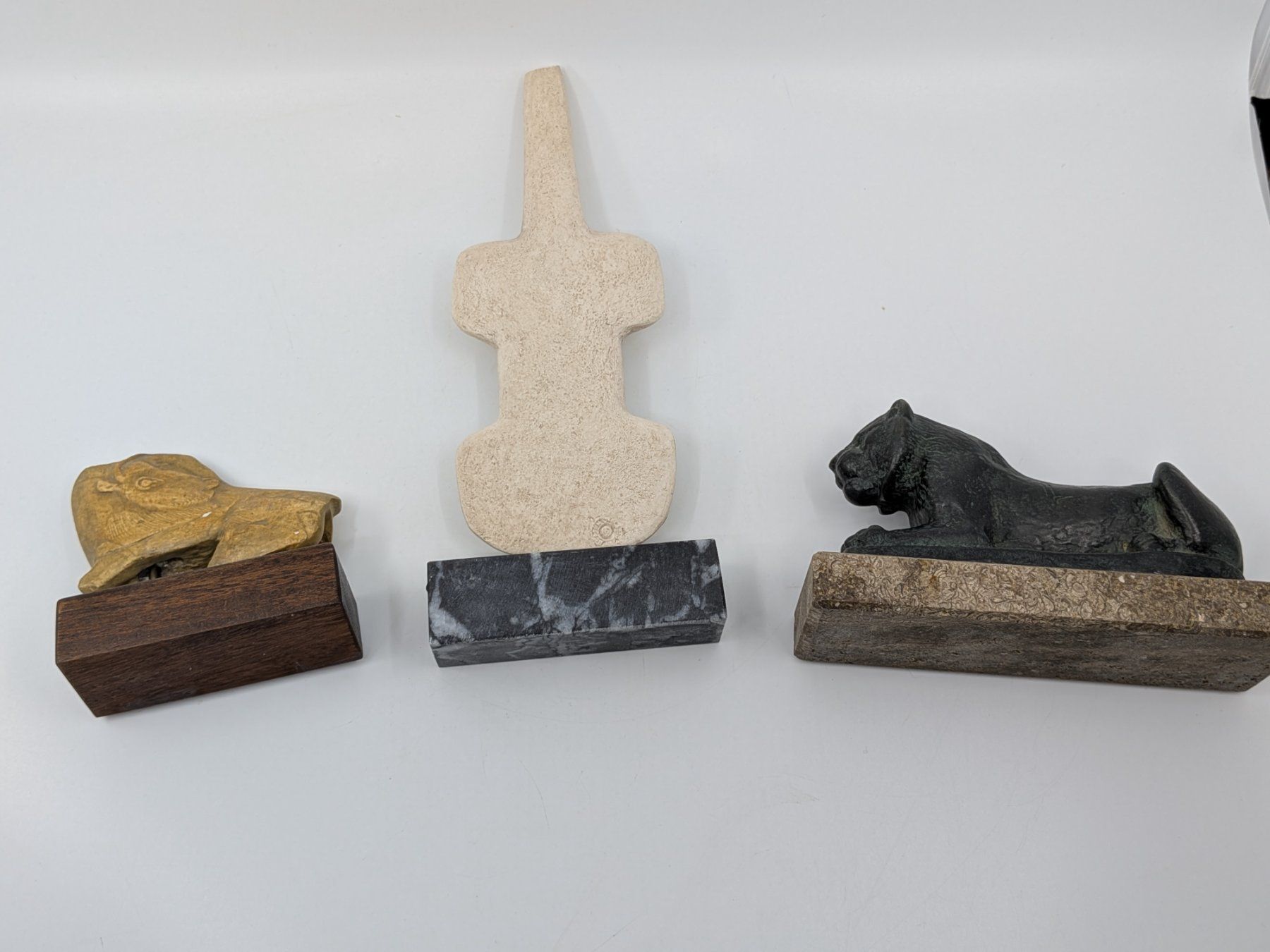 Figuren: 3 Figuren Skulpuren – Gebraucht aus Emmen von magelan 1