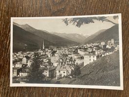 Davos gegen Tinzenhorn und Piz Michèl - AK 1961