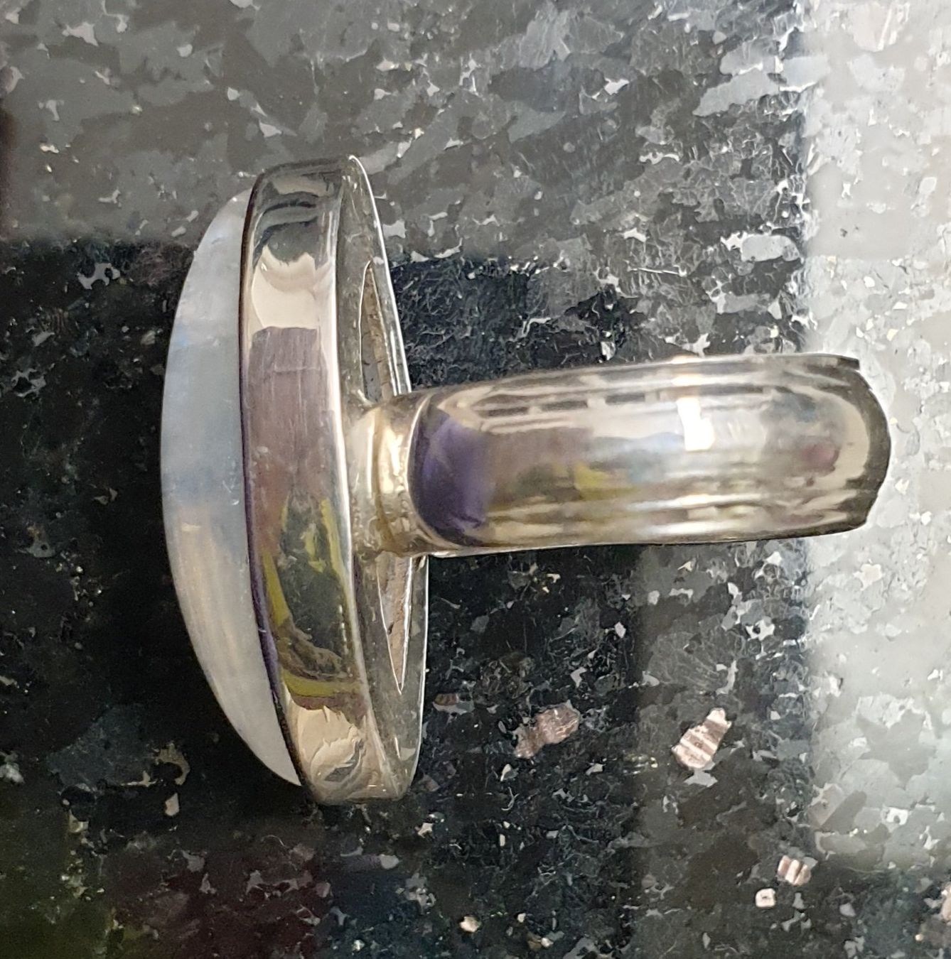 Anelli: Wunderschöner Silber Ring 925 mit Monstein – Nuovo e nell'imballaggio originale da Füllinsdorf venduto da Sternenblick19 5