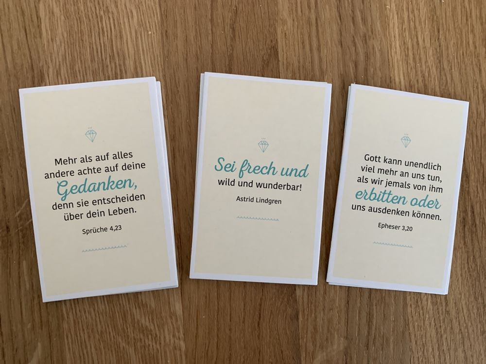 Sprüche Karten, Schatzkiste Kaufen auf Ricardo
