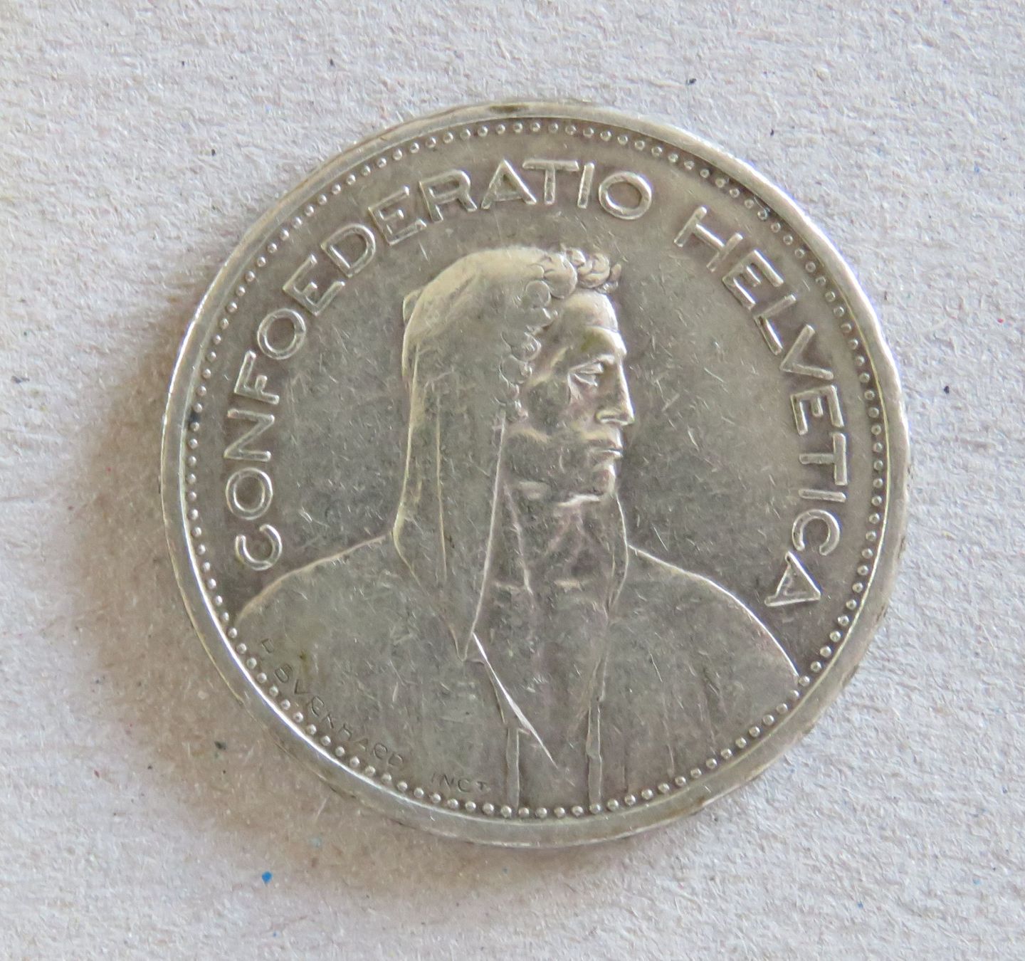Tutti le monete: 5.- Fr.  1931, Silber – Usato da Kreuzlingen venduto da Koi4 1