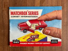 Matchbox Pocket Catalogue 1963 France