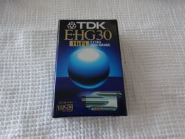 1 TDK E-HG 30 Extra Hi-Fi Kassette VHS