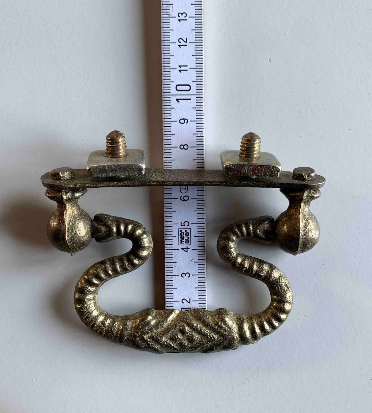Ferramenta: 2 antike Möbelgriffe, Schubladengriffe, Vintage Stil – Usato da Goldau venduto da Balkonia09 4