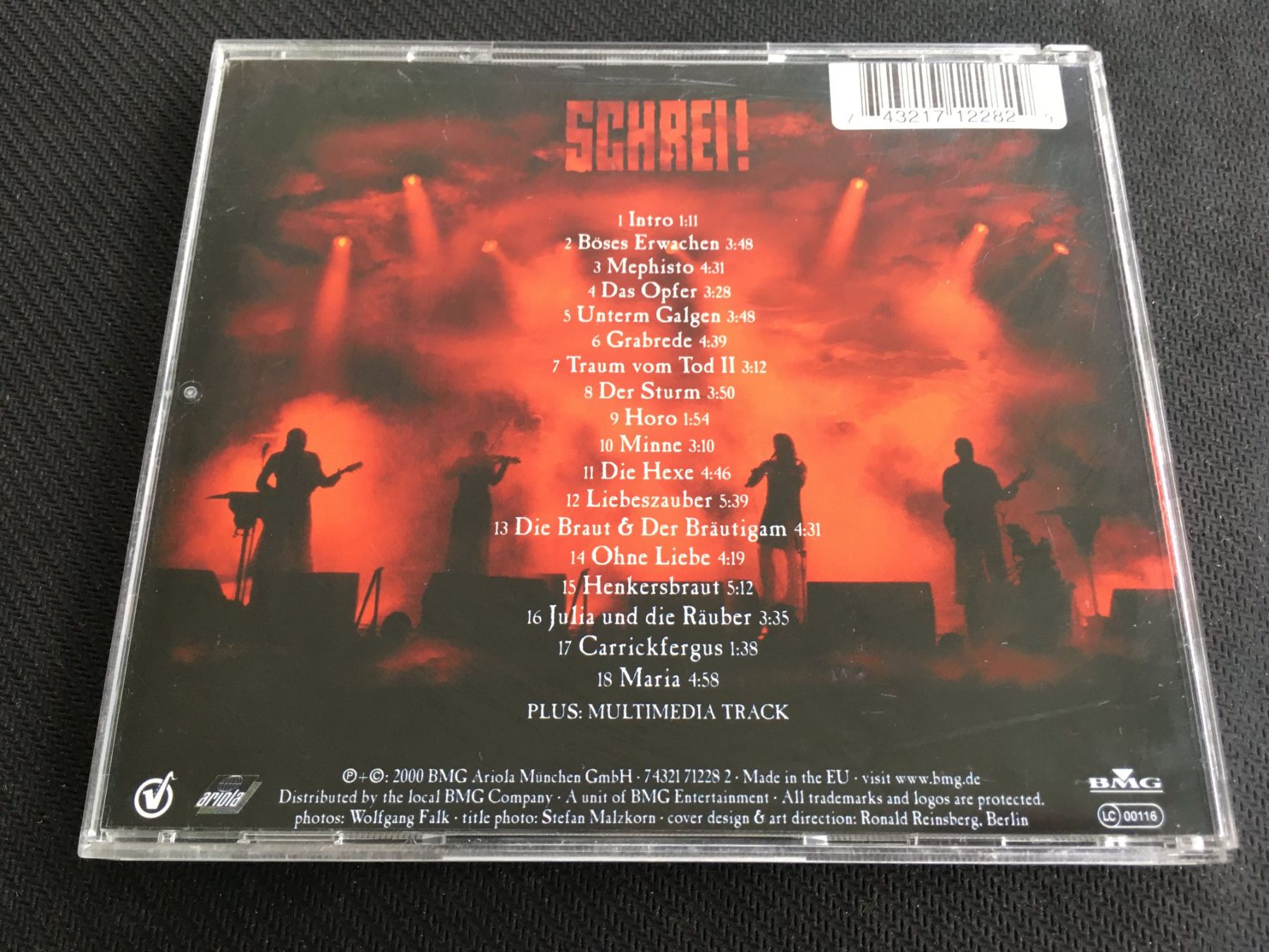 CD: Schrei! - Subway to sally -CD- – Usato da St.Gallen venduto da MedienJoe 2