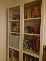 Bücherregal Billy mit zwei Glastüren
