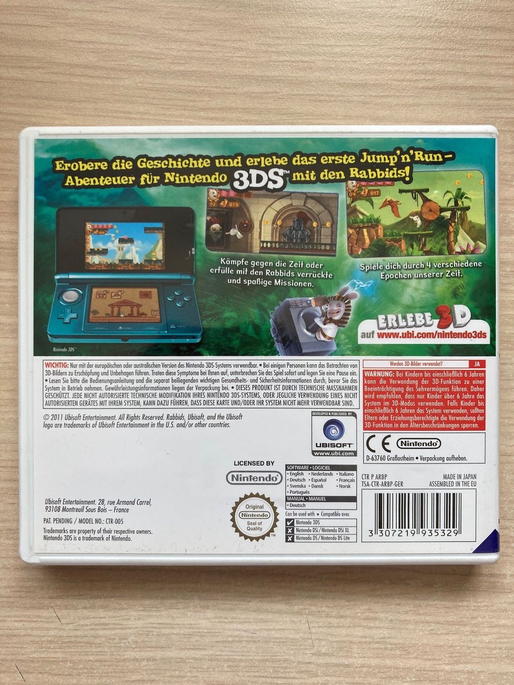 Nintendo Spiele: Rabbids 3D für Nintendo 3DS – Gebraucht aus Langenthal von Padolos 1