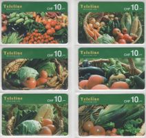 TELELINE Prepaid Serie - Gemüse (12 Karten)