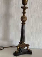Pied de lampe ancien en bronze et marbre  style Nèoclasique