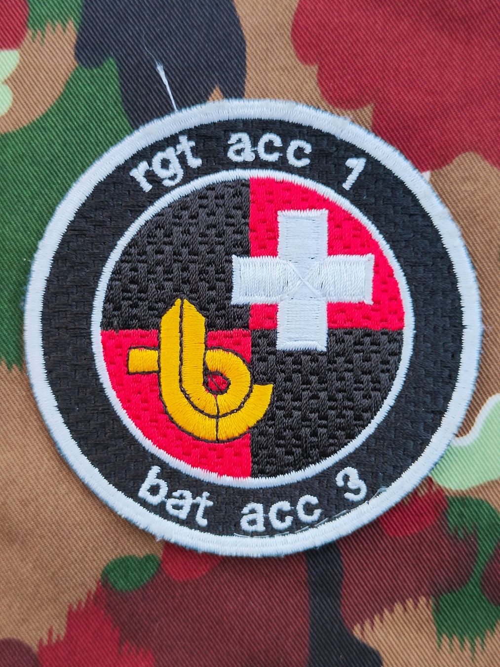 Placchette & Badge: Verbandsabzeichen rgt acc 1 bat acc 3 – Usato da Bauma venduto da SwissMilitaria