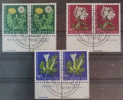 4234) 1960, Pro Juventute im paar ET Vollstempel mit Tabs