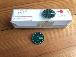 25x Pronto Zifferblatt grün Translucid Quarz Swiss Made