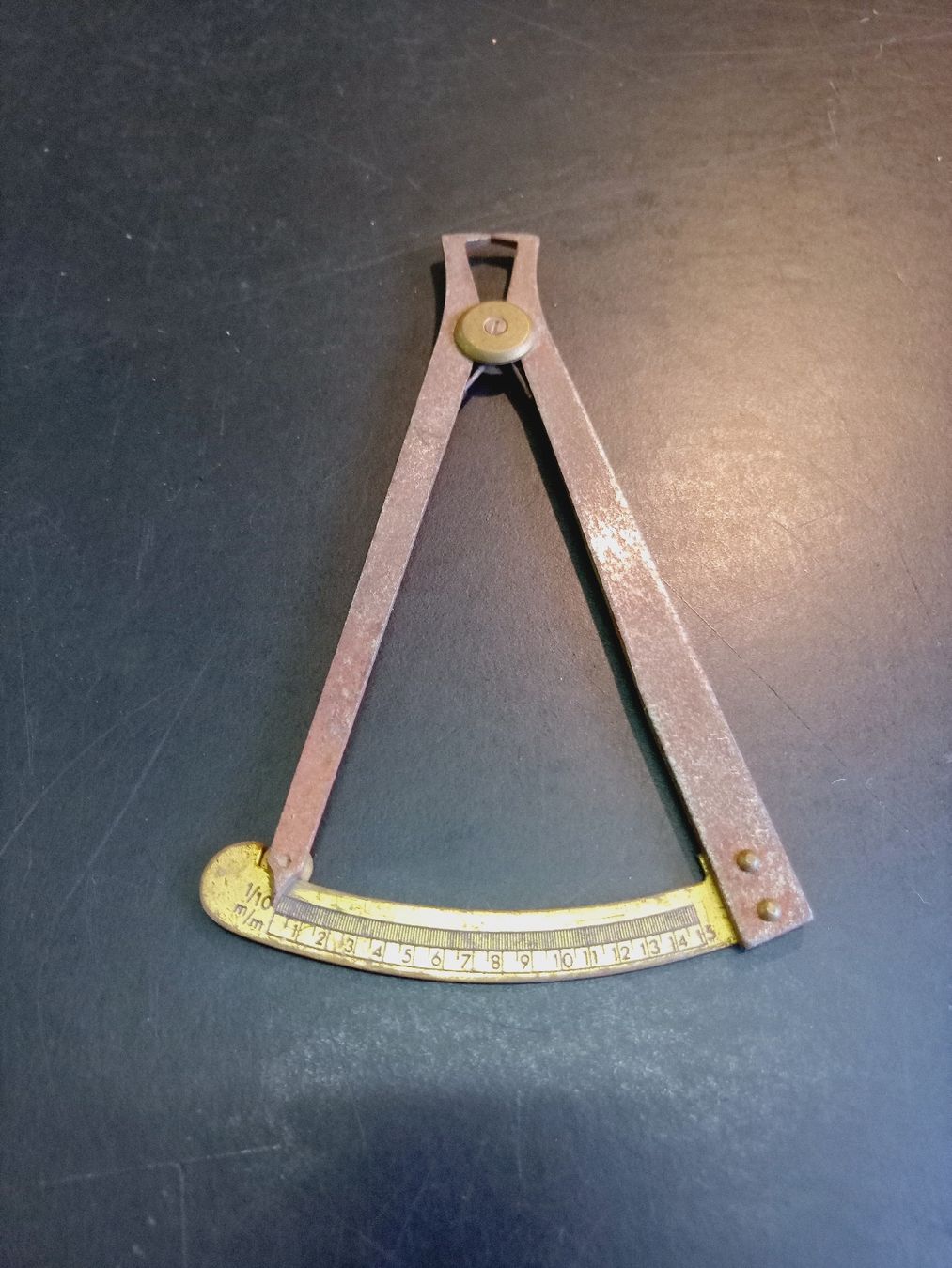 Antikes Zehntelmass Messzange Bügelmikrometer Messinstrument (Gebraucht ...