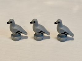 3x LEGO Tauben / onglets / NEU