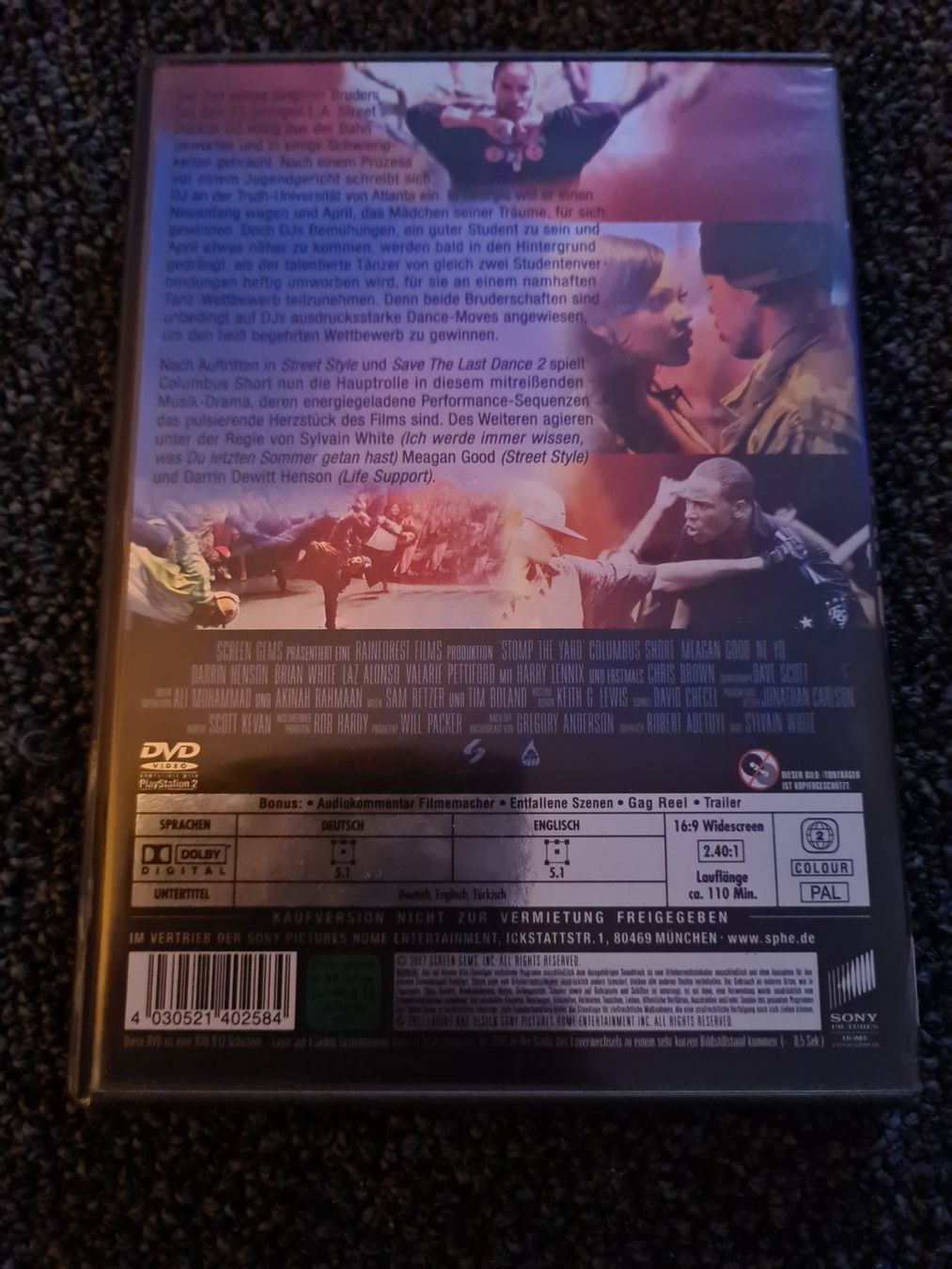Alle DVDs: STOMP THE YARD(12637) – Gebraucht aus Ruswil von M71 1