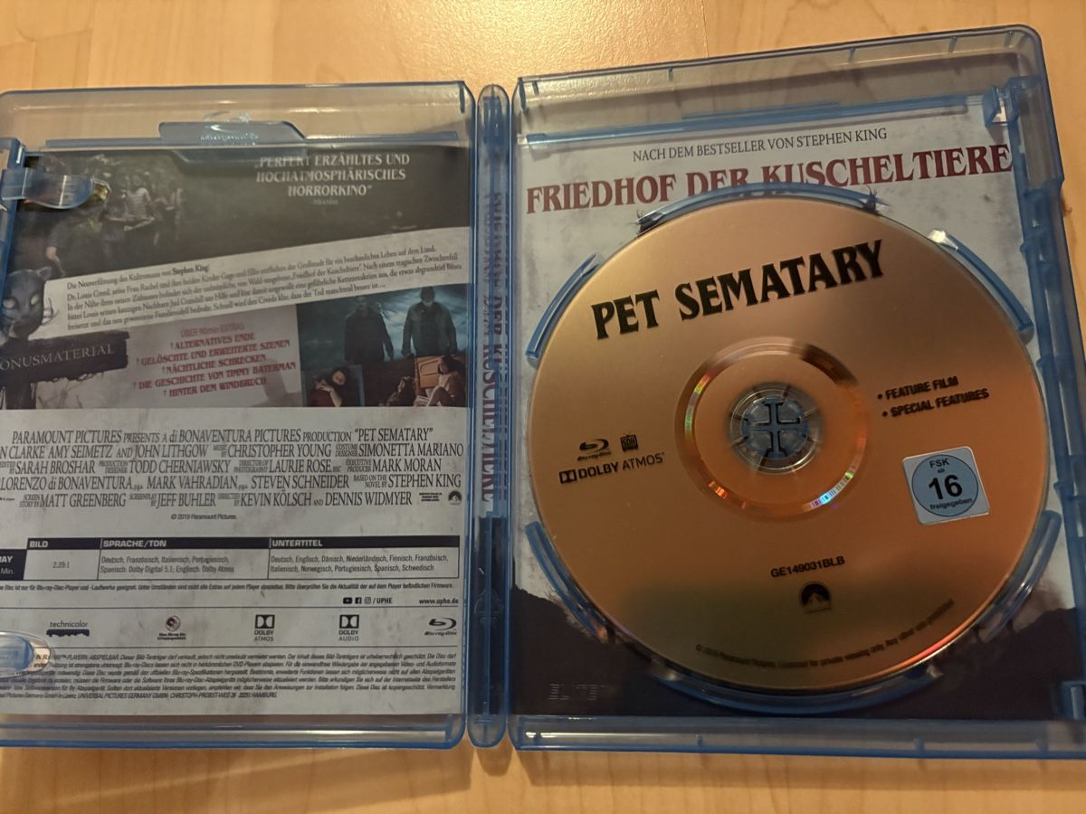 Alle DVDs: BLU-RAY pet sematary  NEU – Neu (gemäss Beschreibung) aus Herzogenbuchsee von warrior77 2