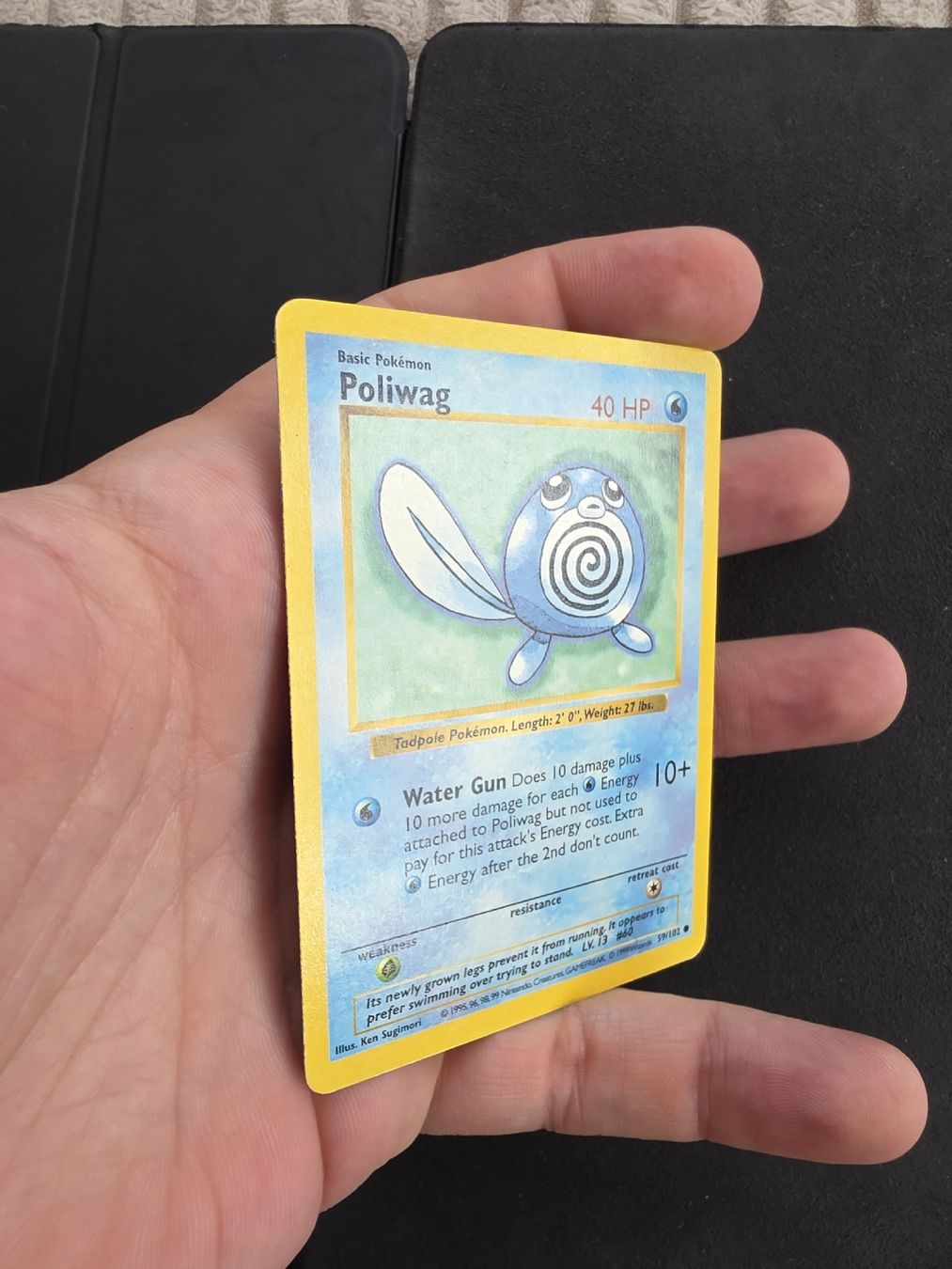 Pokémon Carte collezionabili: Pokemon Poliwag Karte Shadowless Base Set – Usato da oberbuchsiten venduto da thug4 1