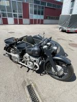 Condor A750, avec side-car, moto militaire suisse.