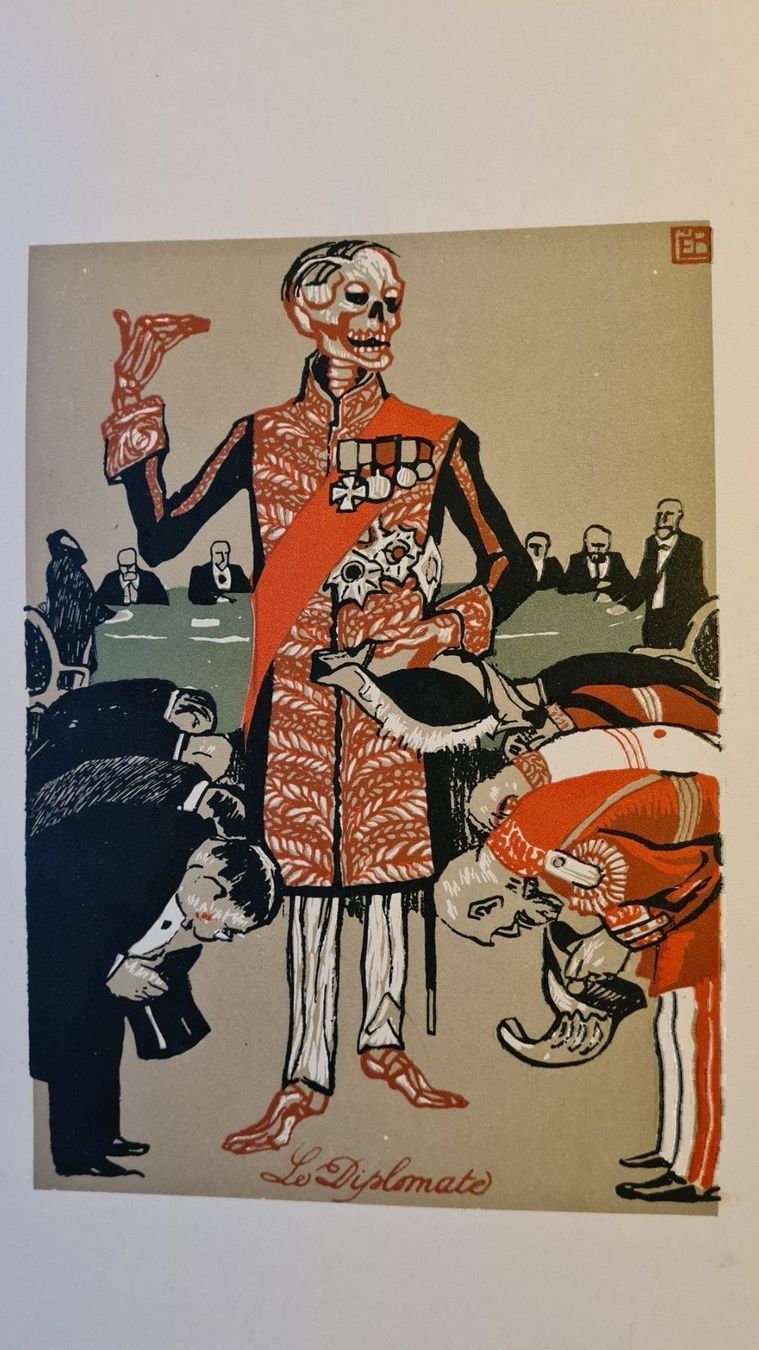 Poster & Bilder: Edmond Bille Farblithografie "un dance – Gebraucht aus Emmenbrücke von Kunstankaufverkauf9 1