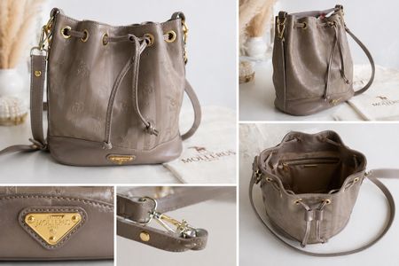 Maison Mollerus Sion Beuteltasche – taupe