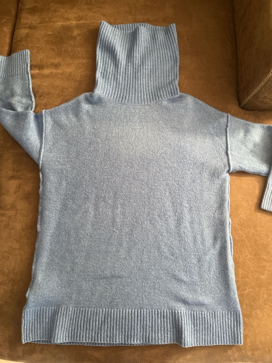 Mango Pulls & Sweat-shirts: Mango Strickpullover, Hellblau, Rollkragen, S – D'occasion à Kaisten par saleforfun