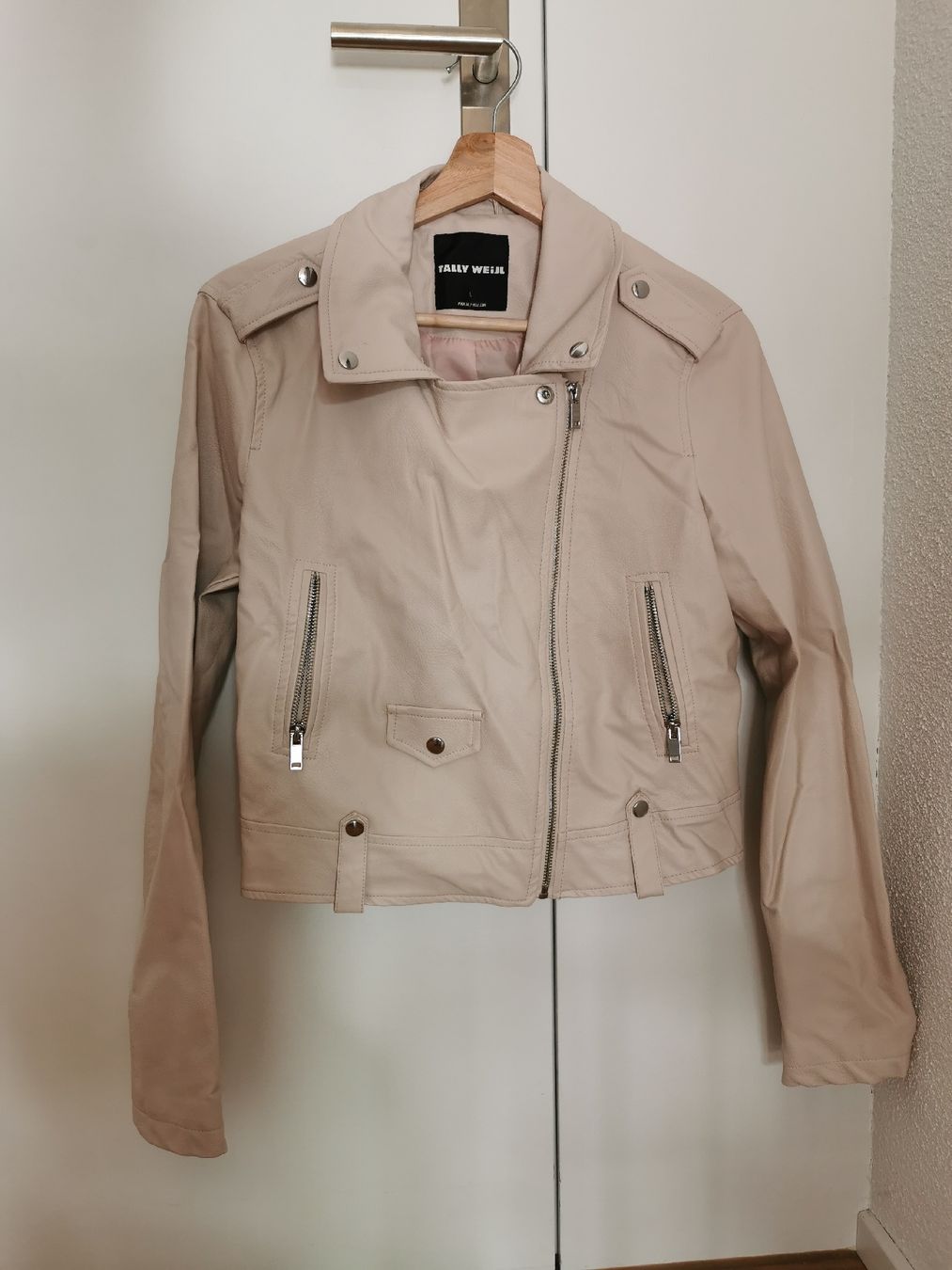 Tally Weijl Giacche: Tally Weijl Jacke, beige, Gr. L – Usato da Ibach venduto da wave99