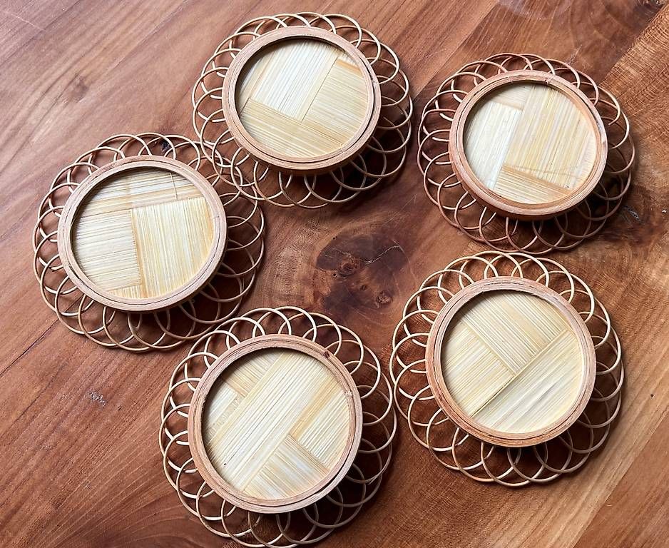 Sottobicchieri: 5 Glasuntersetzer mit Japanischen Motiven – Usato da Bern venduto da daskannweg 1