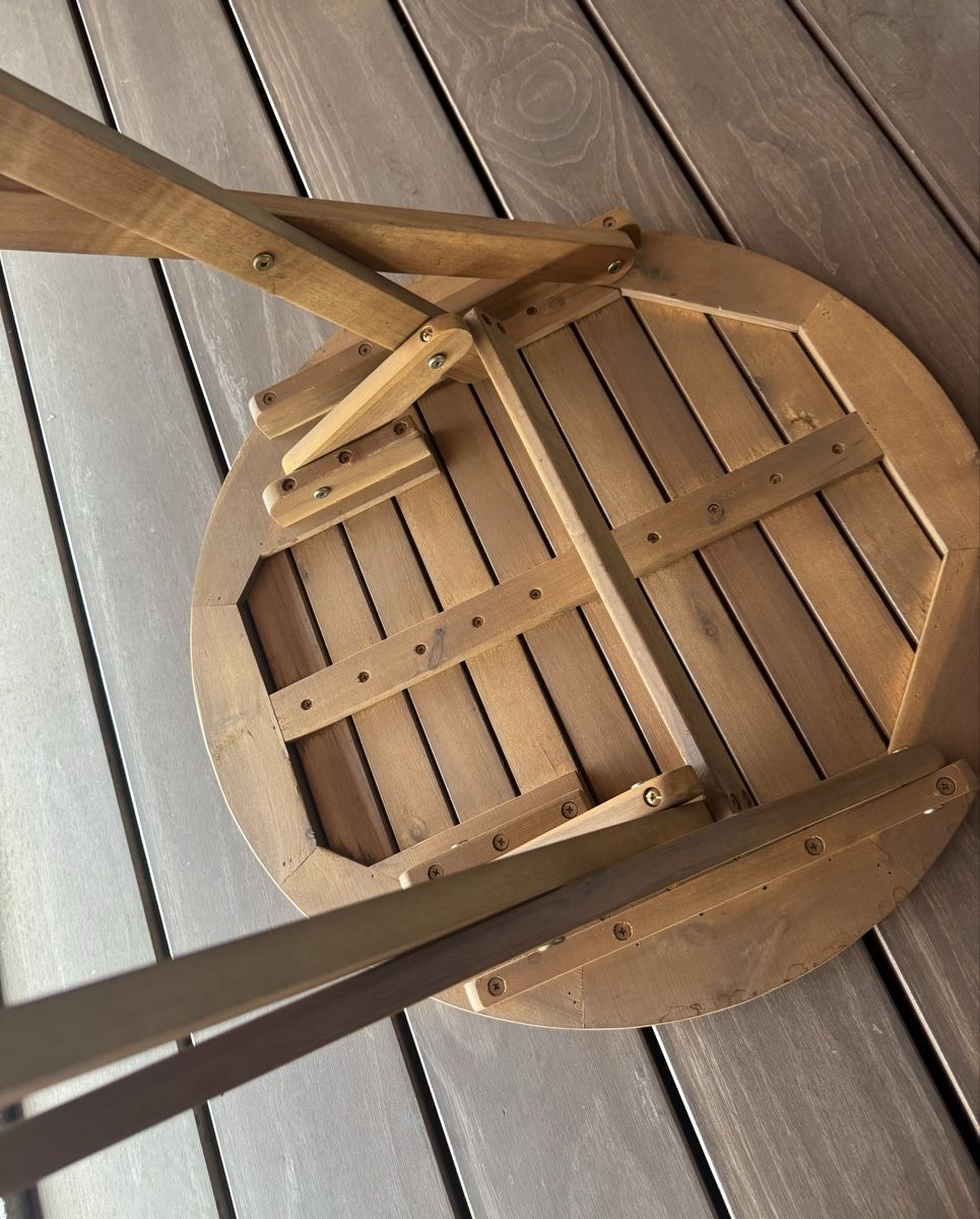 Kave Home Set di tavolo e panche: Kave Home Balkonmöbel Set 3- teilig – Usato da Zürich venduto da kat_ww7d 4