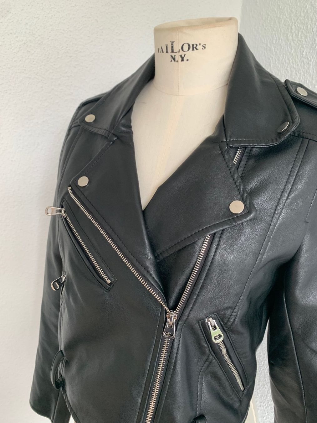 Giacche: Pull & Bear Damen Jacke Kunstleder Gr. M – Nuovo (secondo la descrizione) da Kirchdorf AG venduto da coco123 2