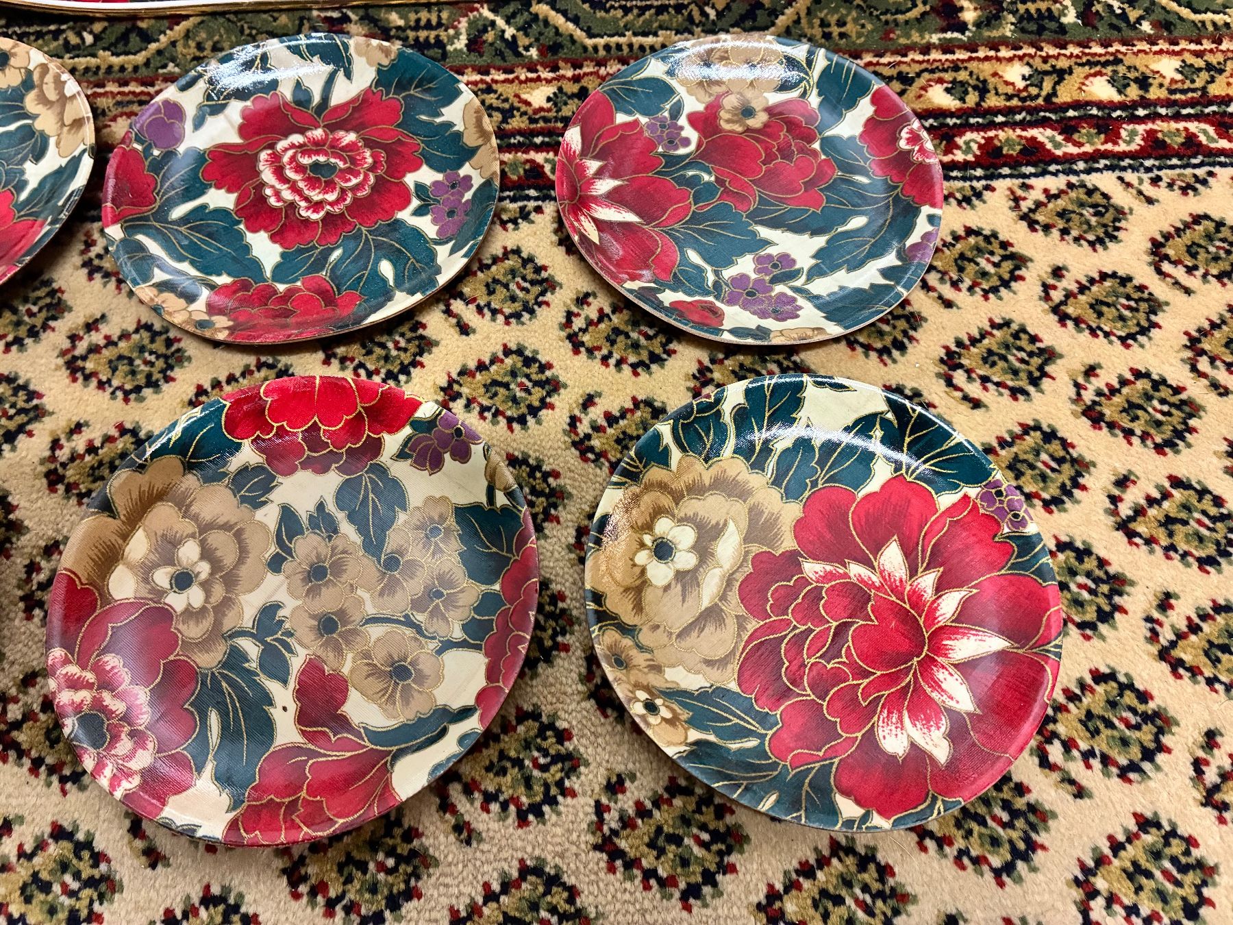 Piatti di portata: Serviertablett mit Untersätzen Vintage – Usato da Horw venduto da adler65 2