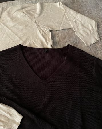 Pullover 2 Stk beige/braun Grösse M guter Zustand