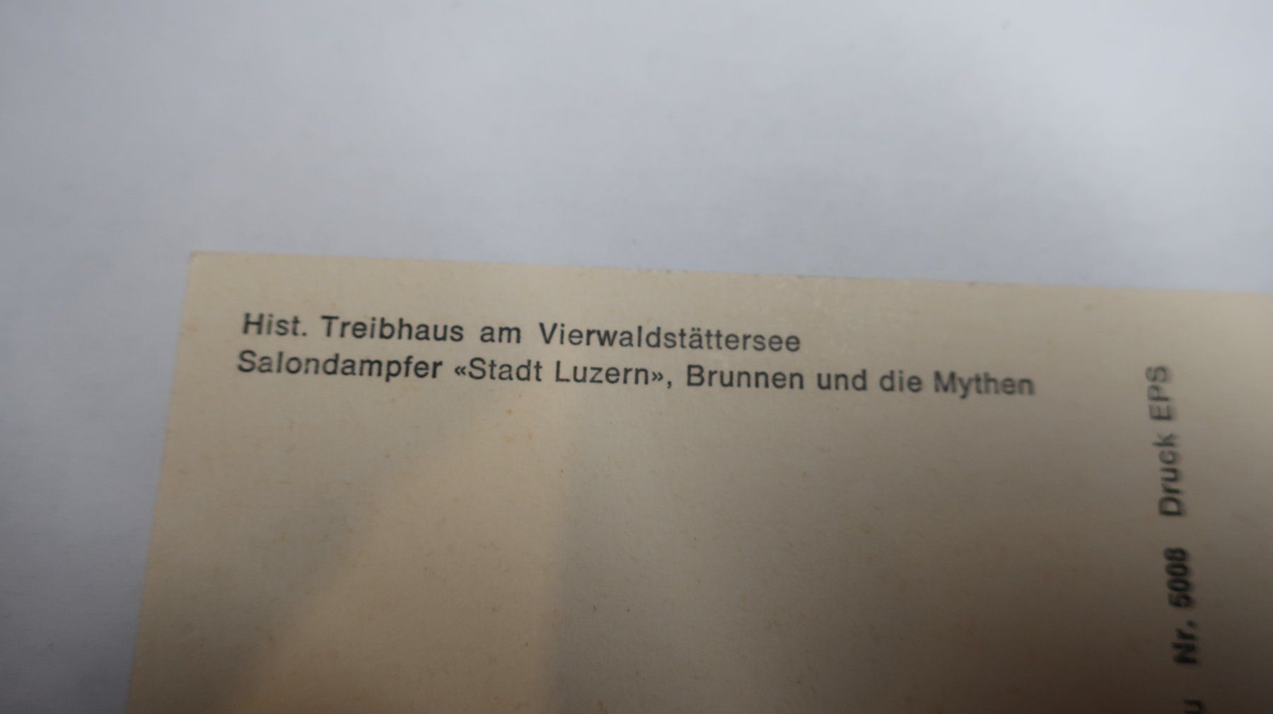 Cartoline postali: Hist, Treibhaus am Vierwalstättersee – Usato da Cormoret venduto da Pascalll2001 5