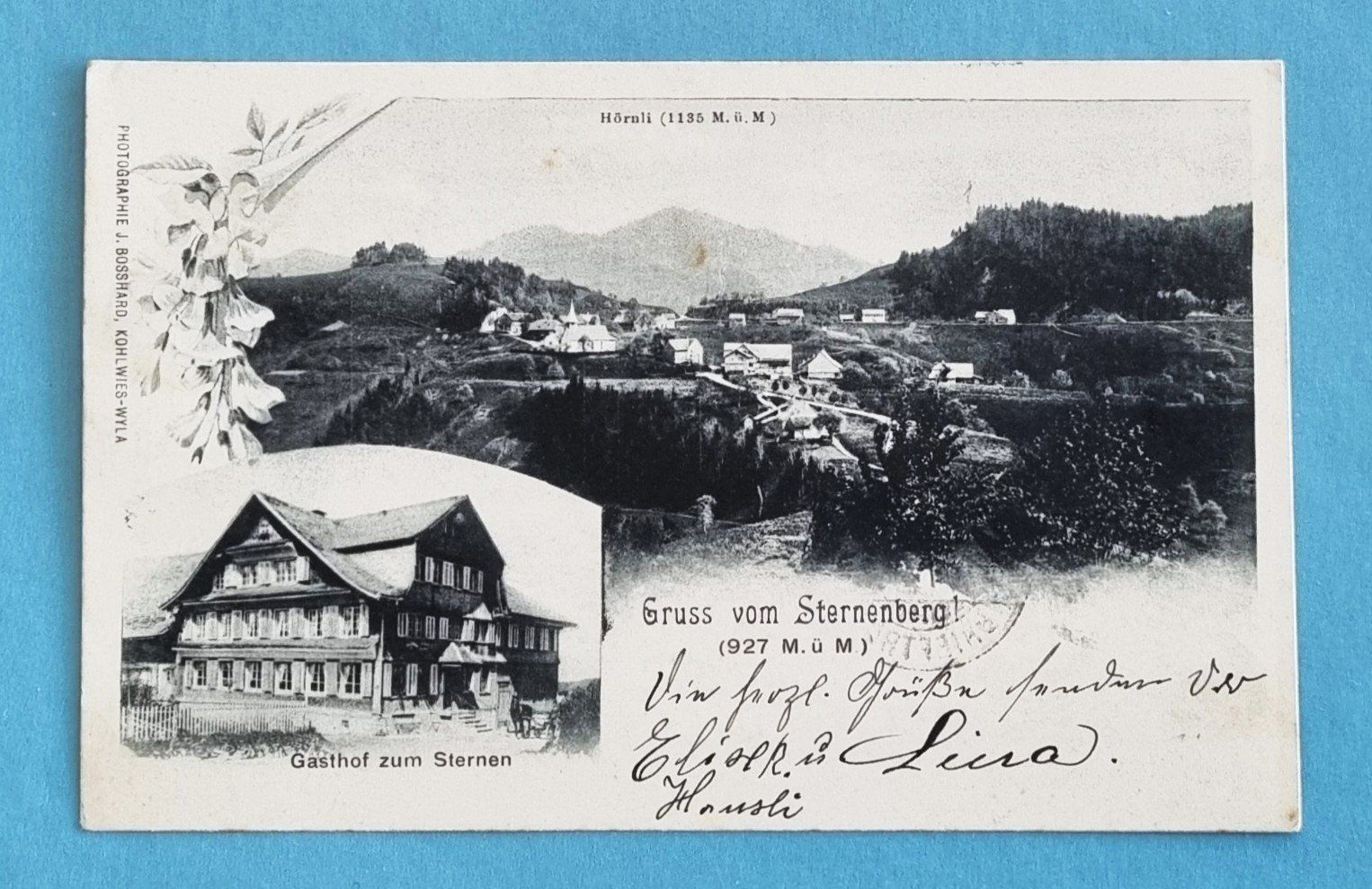 Cartoline postali: Sternenberg - Restaurant zum Sternen - 1901 – Usato da Rothrist venduto da RROENK