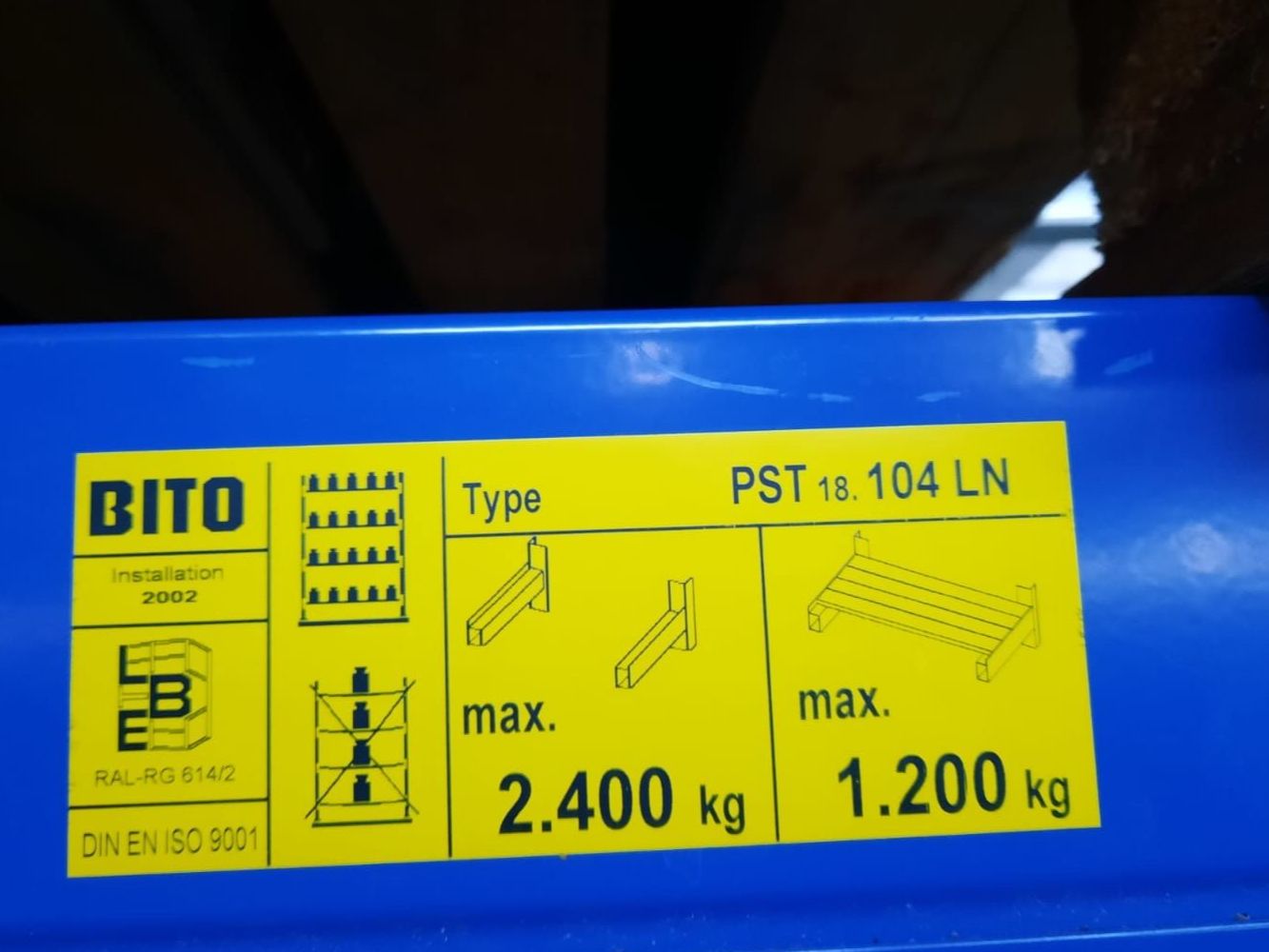 Scaffali: Palettenregale von Bito 4er Element. – Usato da Münchenstein venduto da tsp01 7