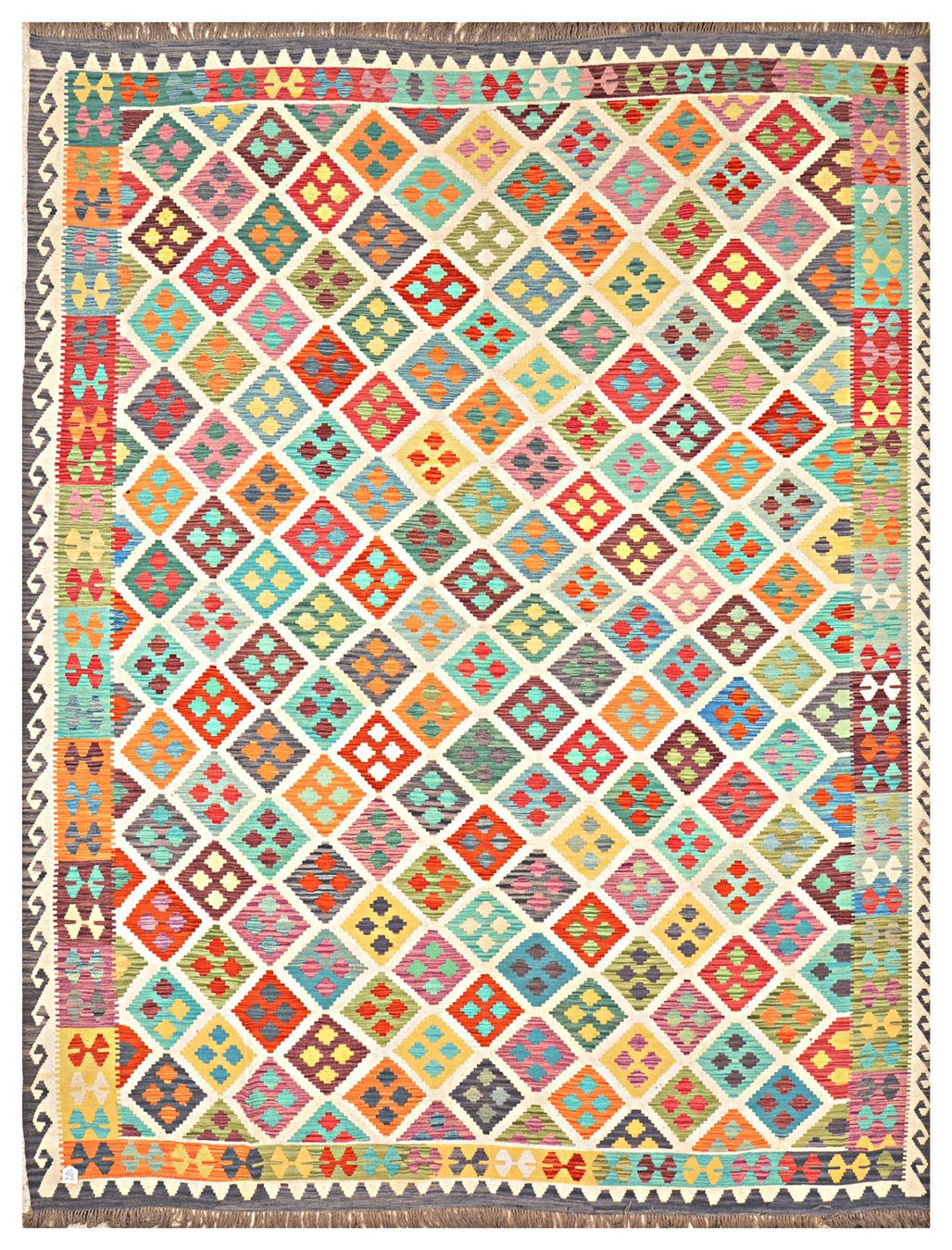 Kelim Tappeti: Oriente Kelim Teppich 400x300 cm – Nuovo e nell'imballaggio originale da Lahore venduto da Fairways79 1