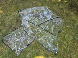 Regenschutz für Kinderwagen transparent 