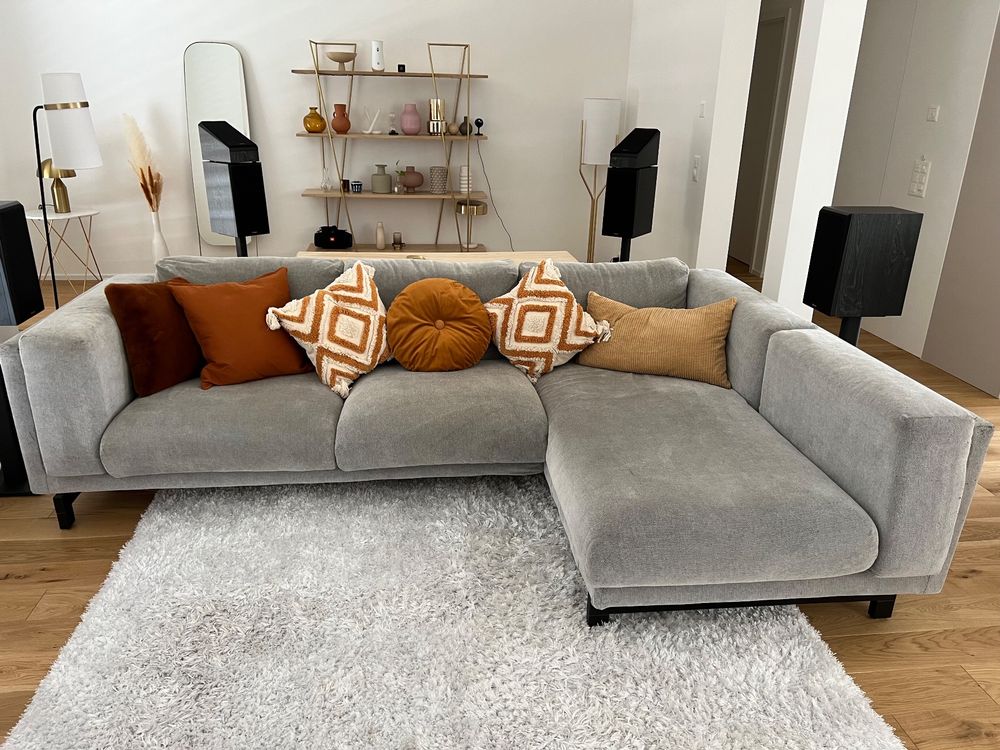 Housse IKEA NOCKEBY Pour Canapé 3 Places Avec Méridienne Droite - Lejde Beige Foncé (103.994.38), Neuve