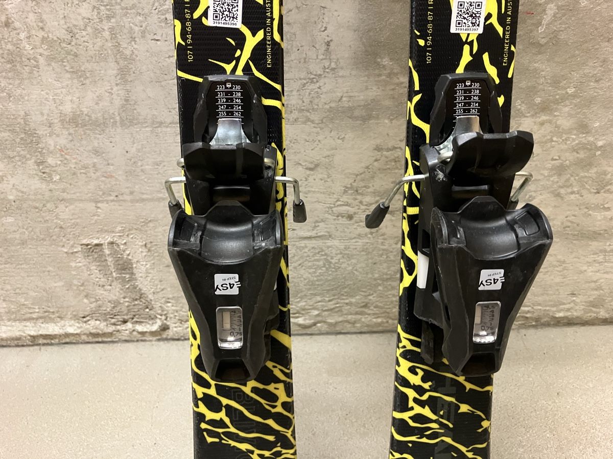 Head Sci: Sci Head Oblivion 107cm nero/giallo, usati – Usato da Binningen venduto da julioskij 2