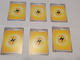 6 Karten Elektro Energie Pokemon 2023🔥🔥 Energy