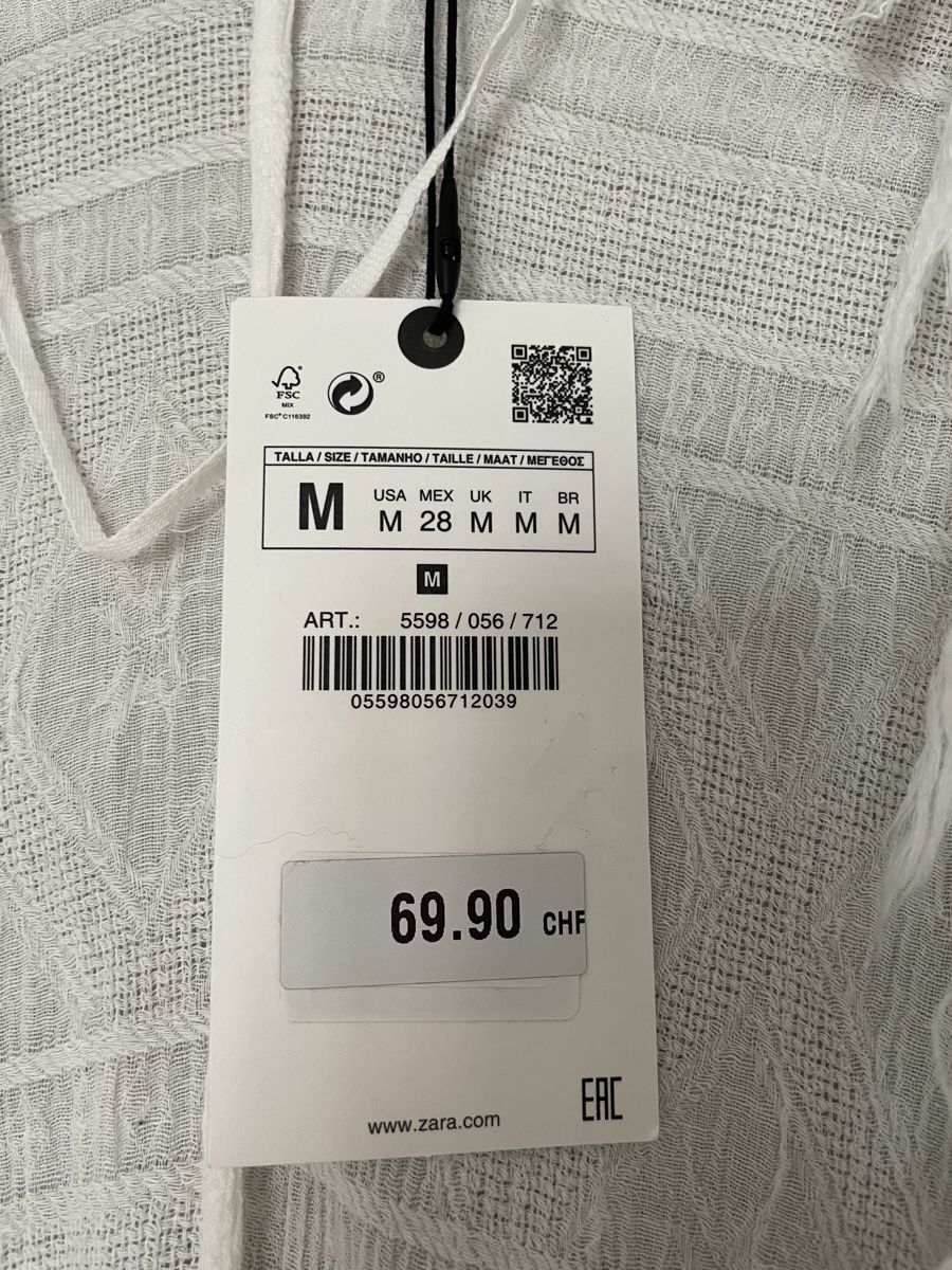 Arte internazionale: Zara Beach Cover Up Kaftan Robe M NEW – Nuovo e nell'imballaggio originale da Dübendorf venduto da VSAngel 3
