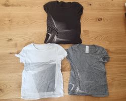 8er-Set: Mädchen-T-Shirts Grösse 116/122