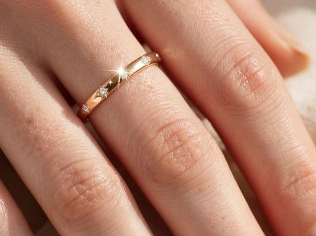 Ringe: Ring 14k vergoldet mit Garantie – Neu und originalverpackt aus Hemmental von Aureumgold