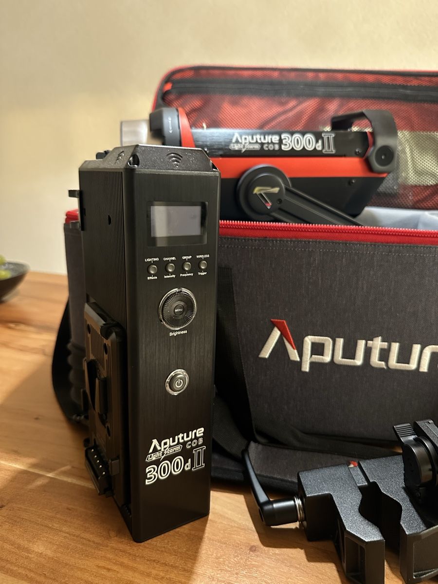Aputure Lampade: Aputure Light Storm 300d II Set guter Zustand – Nuovo (secondo la descrizione) da Rebstein venduto da rij_p2sp 2