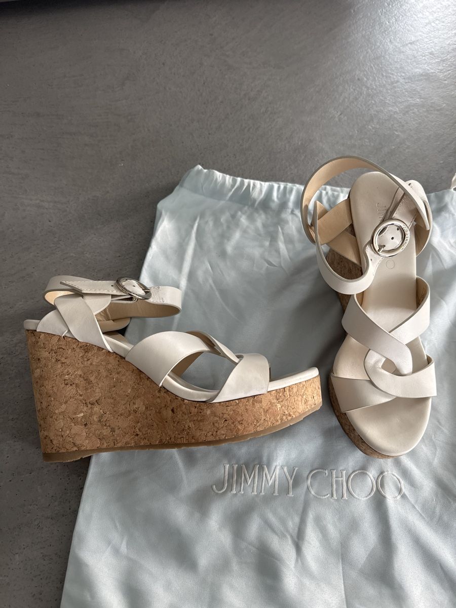 Jimmy Choo Scarpe da donna: Wedge Sandals Jimmy Choo, size 37,5 – Usato da Horgen venduto da mar_yy7g 1