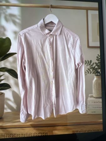Loro Piana Pink Cotton Shirt - Size L - Perfect for Summer!