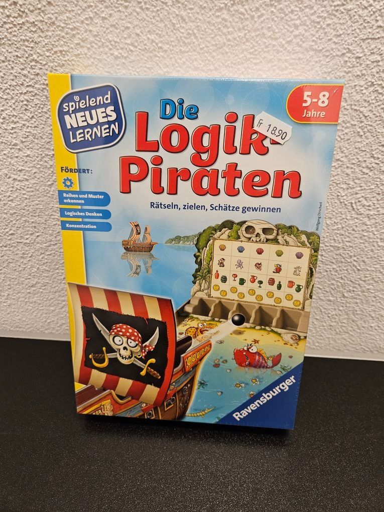 Ravensburger Giochi: Neu - Ravensburger - die Logik-Piraten – Nuovo e nell'imballaggio originale da Dagmersellen venduto da Jarsetz_Restposten